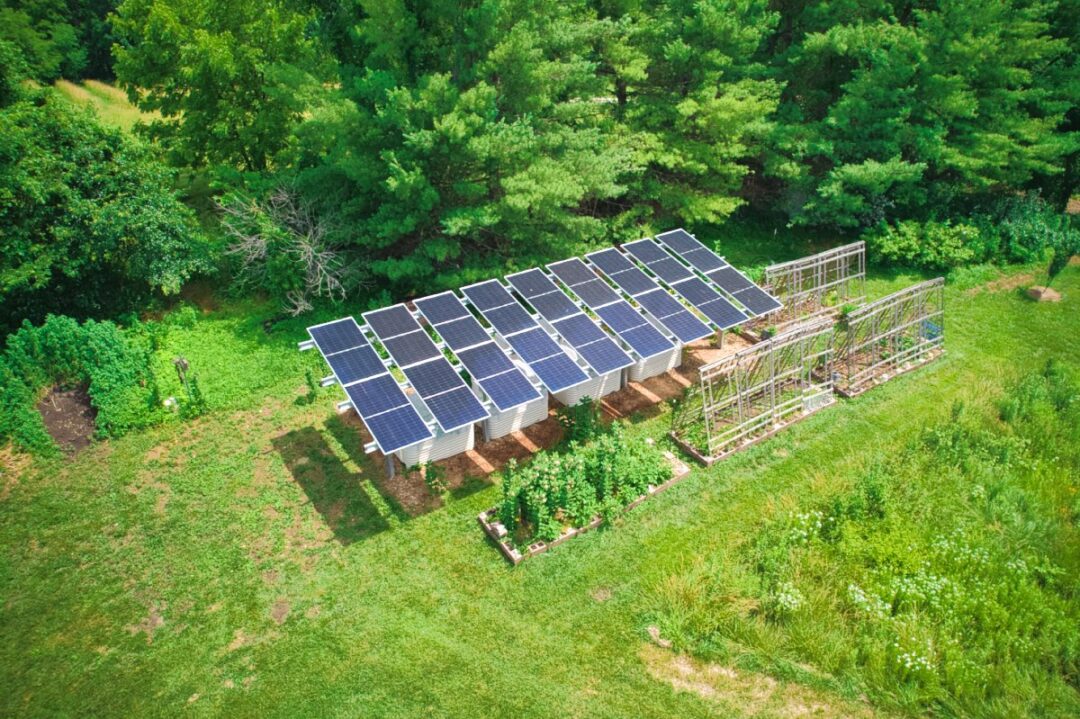 9.72 kW Commercial Solar Awning at Prairie Birthday Farm in Kearney, Missouri